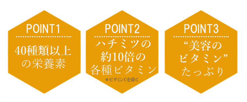 RJローション　ローヤルゼリーのポイント