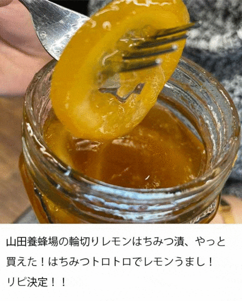 輪切りレモンはちみつ漬け インスタ