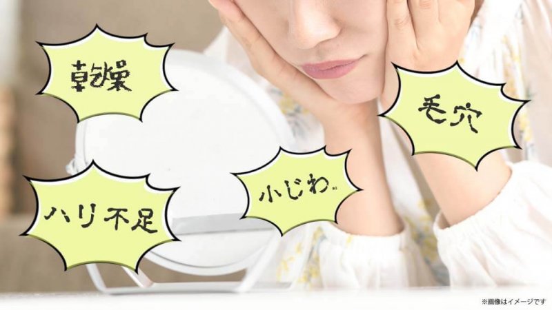 ビタブリッド　肌悩み