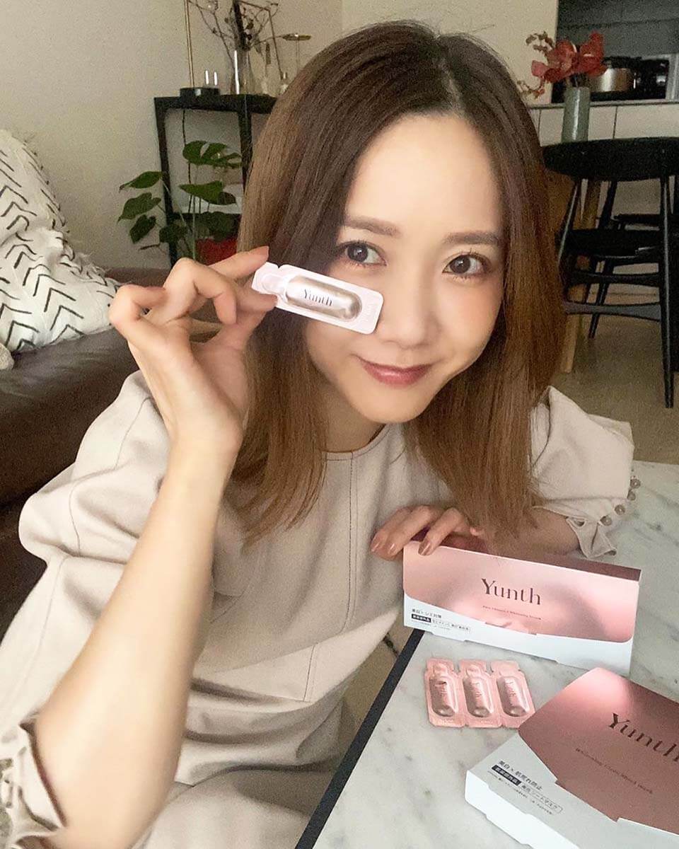 Yunth 美白美容液 インスタ 口コミ