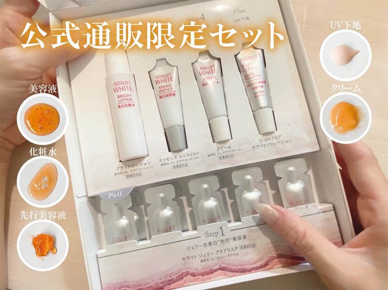 アスタリフトホワイト　トライアル　中身