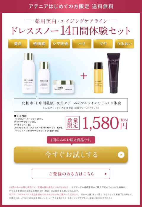 ドレススノー　14日間　オファー