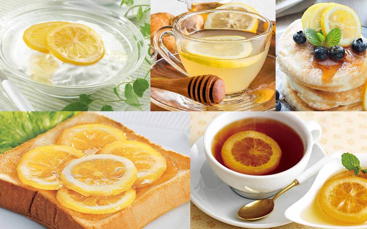 輪切りレモンはちみつ漬　アレンジ