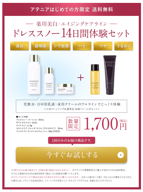 ドレススノー14　オファー