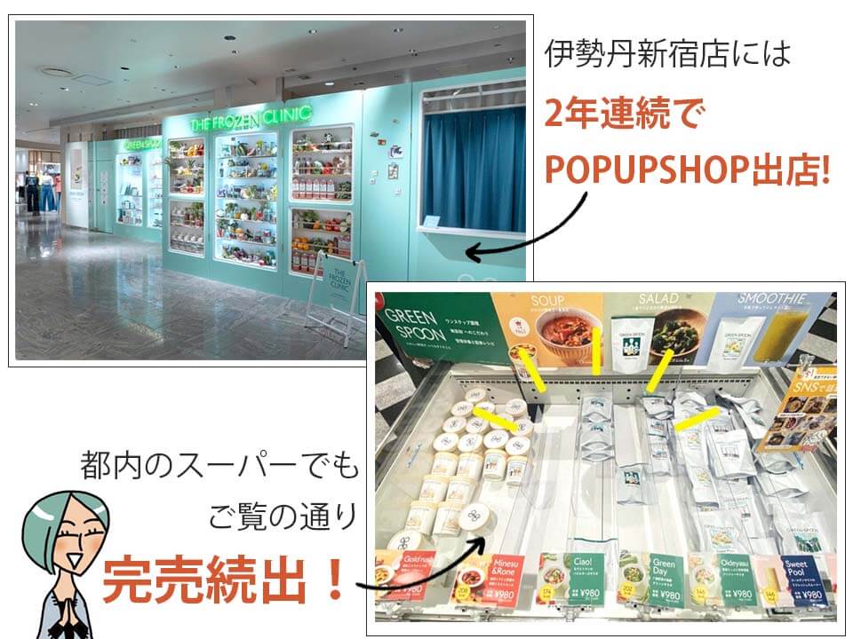 グリーンスプーン 伊勢丹とスーパー